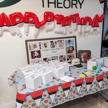 Swing Theory Indoor Golf - Extra tables available from Swing Theory to use for our decorations and setup. - Golf Near Me - Pasadena, California