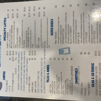 Bertha's Beans Cat Café - Bertha's menu - Themed Cafes Near Me - Columbia, Missouri