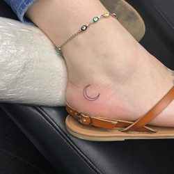 Moon tattoo