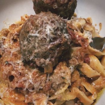 North Italia - Bolognese with a meatball on top since I couldn't decide between the two - Italian Near Me - Plano, Texas North Italia - Bolognese with a meatball on top since I couldn't decide between the two - Italian Near Me - Plano, Texas