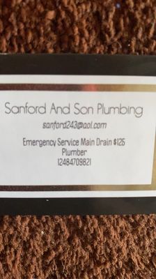 Sanford And Son Plumbing Logo