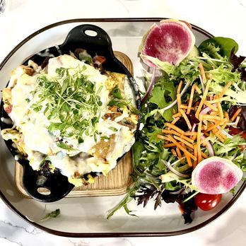 Gina's Kitchen +Catering - Baked mushroom skillet omelette - Breakfast & Brunch Near Me - Rancho Cucamonga, California Gina's Kitchen +Catering - Baked mushroom skillet omelette - Breakfast & Brunch Near Me - Rancho Cucamonga, California