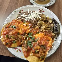 Chiliberto's Taco & Breakfast - Huevos Rancheros  Everything made fresh nothing canned... Great Food !!!! Highly recommend this hidden gem !