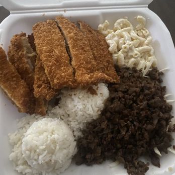 Aloha Eats - Katsu Chicken Katsu and BBQ Beef combo - Hawaiian Near Me - Chicago, Illinois