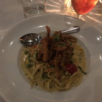 Irene's - Soft - Shell Crab over pasta - Italian Near Me - New Orleans, Louisiana Irene's - Soft - Shell Crab over pasta - Italian Near Me - New Orleans, Louisiana