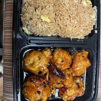 Lin's Cafe II - Orange chicken and fried rice - Chinese Near Me - Leander, Texas