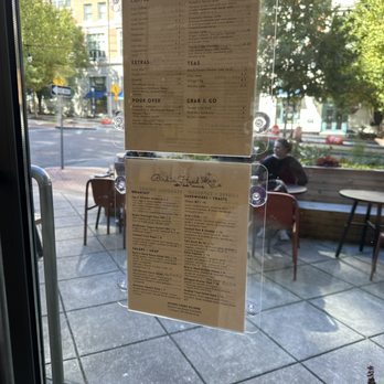 Bird In Hand - Menu - Bookstores Near Me - Baltimore, Maryland