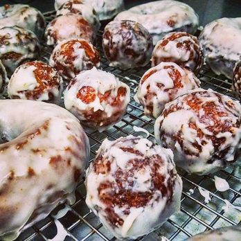 Coffeeology - Old Fashion Donuts with a maple glaze. Made in house! - Coffee & Tea Near Me - Greensboro, North Carolina Coffeeology - Old Fashion Donuts with a maple glaze. Made in house! - Coffee & Tea Near Me - Greensboro, North Carolina