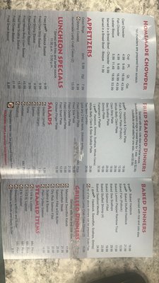 Menu photo 2 West Boylston Seafood West Boylston, MA Menu photo 2 West Boylston Seafood West Boylston, MA