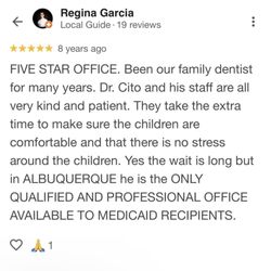 Stephen M Cito, DDS - Old review from eight years ago.