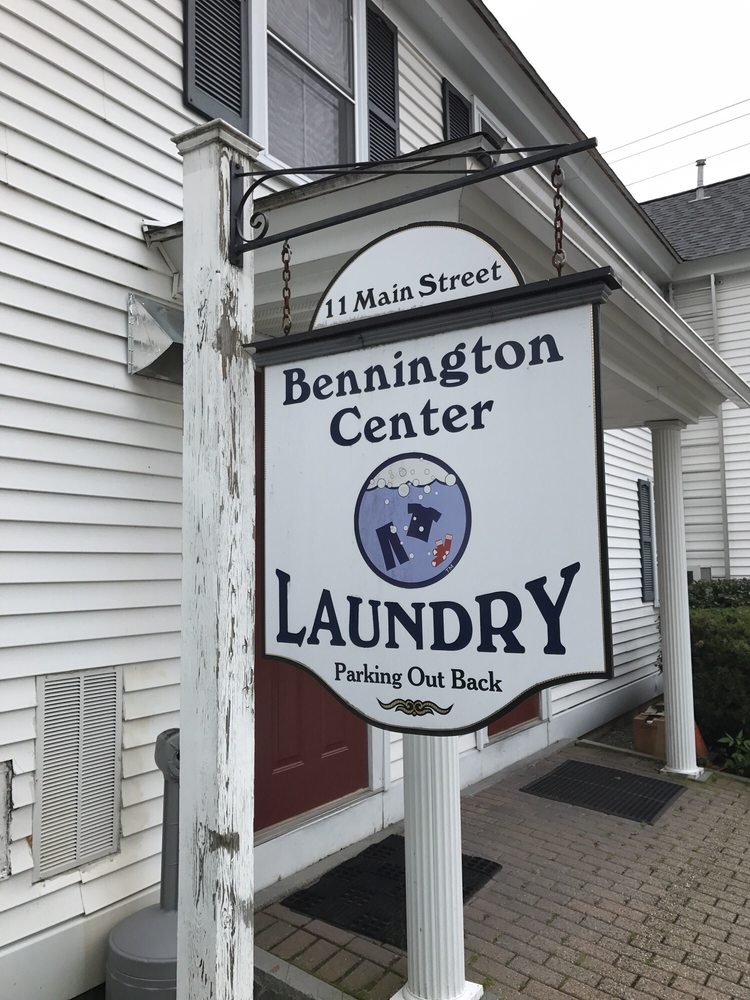 Interior folding area at Bennington Center Laundry