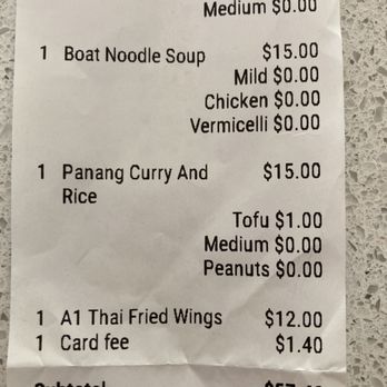 Thai Boat Noodle PS - Credit card fee - Noodles Near Me - Gilbert, Arizona Thai Boat Noodle PS - Credit card fee - Noodles Near Me - Gilbert, Arizona