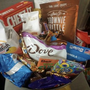 Flowers By Irene - Candy cookies popcorn puzzle books brownie brittl - Florists Near Me - Dodge City, Kansas