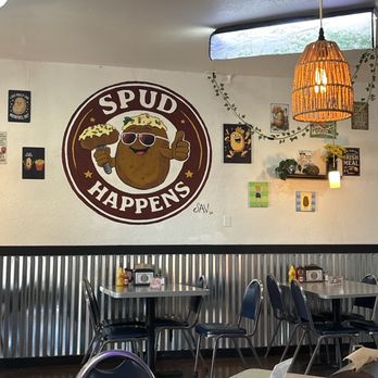 Spud Happens - Dining room & fun signs - Comfort Food Near Me - Apache Junction, Arizona Spud Happens - Dining room & fun signs - Comfort Food Near Me - Apache Junction, Arizona
