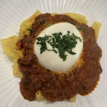 The Bloom Lounge - Pappardelle Bolognese I BURRATA - Breakfast & Brunch Near Me - Plano, Texas