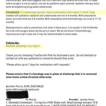 TrueCare for pets - Prognosis received on Friday, October 29th. Stating that without treatment, my dog will require euthanasia within ONE MONTH. - Veterinarians Near Me - Studio City, California TrueCare for pets - Prognosis received on Friday, October 29th. Stating that without treatment, my dog will require euthanasia within ONE MONTH. - Veterinarians Near Me - Studio City, California