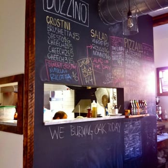 Dozzino - The chalkboard menu. - Pizza Near Me - Hoboken, New Jersey Dozzino - The chalkboard menu. - Pizza Near Me - Hoboken, New Jersey