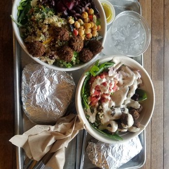 YAFO Kitchen - Falafel salad - Mediterranean Near Me - Charlotte, North Carolina YAFO Kitchen - Falafel salad - Mediterranean Near Me - Charlotte, North Carolina