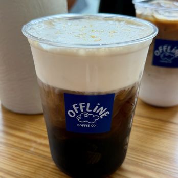 Offline Coffee - yuzu maple montblanc (cold brew) - Coffee & Tea Near Me - Seattle, Washington
