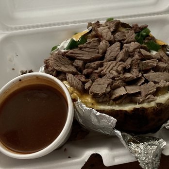 Demeris Bar-B-Q - Brisket baked potato - Barbeque Near Me - Houston, Texas