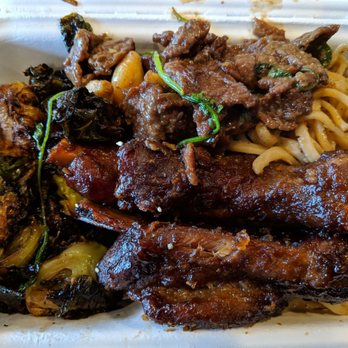 Blurr Kitchen - Garlic noodles, brussel sprouts, beef, and pork spareribs - Asian Fusion Near Me - Santa Clara, California Blurr Kitchen - Garlic noodles, brussel sprouts, beef, and pork spareribs - Asian Fusion Near Me - Santa Clara, California