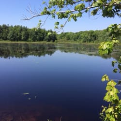 Rails to Trails - The reservoir off the trail.