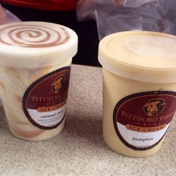 Schutt's Apple Mill - Pittsford Farms Dairy ice cream in pumpkin & caramel craze. Lots of other cool flavors available! - Fruits & Veggies Near Me - Webster, New York