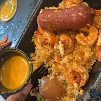 Lotus Seafood - I was able to take the Crack Sauce home on the plane lol - Cajun/Creole Near Me - Houston, Texas Lotus Seafood - I was able to take the Crack Sauce home on the plane lol - Cajun/Creole Near Me - Houston, Texas