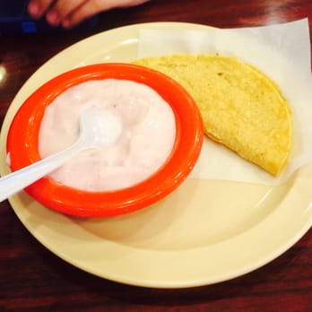 Aqui Es Texcoco - Kids meal: cheese quesadilla & yogurt - Mexican Near Me - Chula Vista, California
