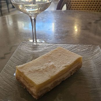 Marie Louise Bistro - Delectable lemon bar, the crust was perfect - French Near Me - Baltimore, Maryland Marie Louise Bistro - Delectable lemon bar, the crust was perfect - French Near Me - Baltimore, Maryland