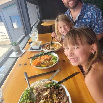503W - We sat on the back porch looking at the Pikes Peak range and had it all to ourselves!  Perfect for this squirly family! - Asian Fusion Near Me - Colorado Springs, Colorado