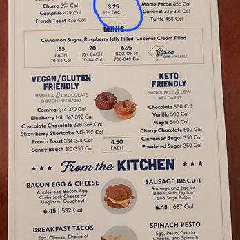 Parlor Doughnuts - Menu - Donuts Near Me - San Clemente, California