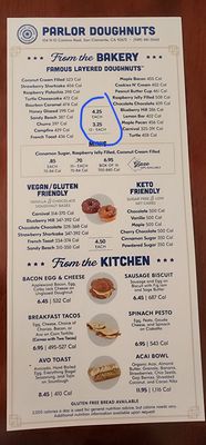 Menu photo 8 Parlor Doughnuts San Clemente, CA