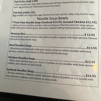 ThaiLicious Asian Fusion - Noodle Soup Bowls - Asian Fusion Near Me - Amherst, New Hampshire