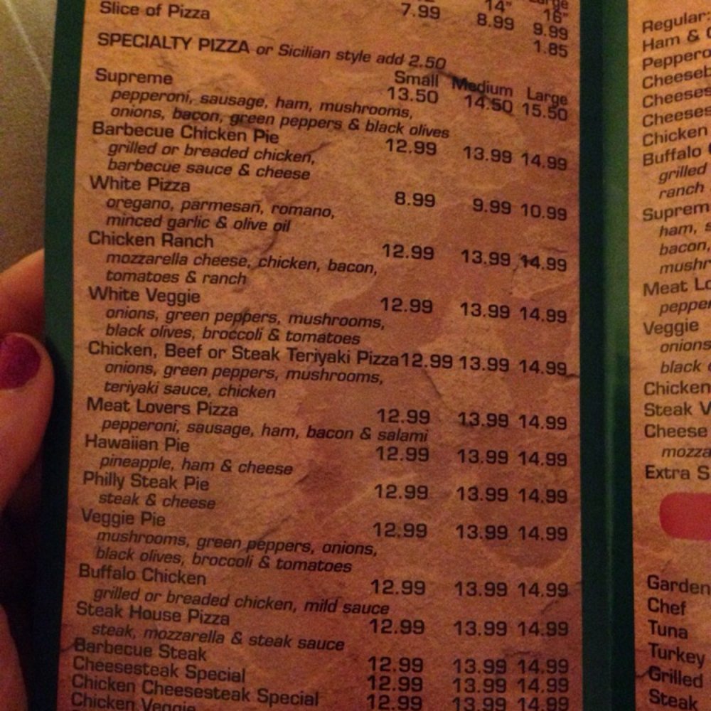 Menu Menu