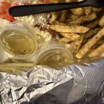 Ghassan's Fresh Mediterranean Eats - Gyro Pita, Za'atar Fries, side salad - Middle Eastern Near Me - Greensboro, North Carolina Ghassan's Fresh Mediterranean Eats - Gyro Pita, Za'atar Fries, side salad - Middle Eastern Near Me - Greensboro, North Carolina