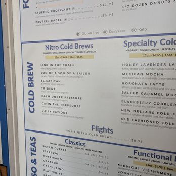Trident Coffee - Partial menu - Coffee & Tea Near Me - Imperial Beach, California Trident Coffee - Partial menu - Coffee & Tea Near Me - Imperial Beach, California
