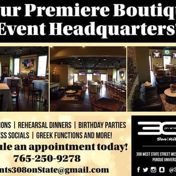 308 On State - your premier boutique event headquarters - Bars Near Me - West Lafayette, Indiana 308 On State - your premier boutique event headquarters - Bars Near Me - West Lafayette, Indiana