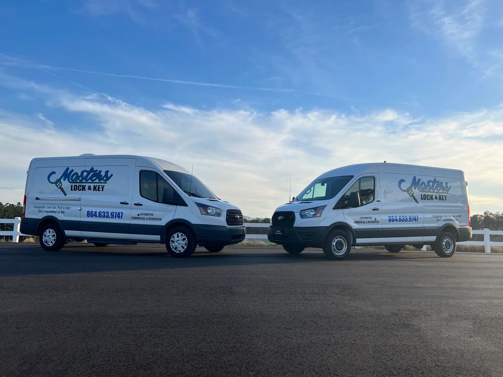 MASTERS LOCK & KEY Updated August 2024 Request a Quote Easley