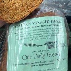 Our Daily Bread - Italian Veggie-Herb Loaf