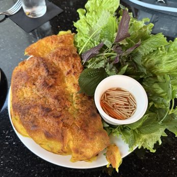 Mot Hai Ba - Rice Sizzling Cake With Shrimp, Sprout, Scallion - Vietnamese Near Me - Dallas, Texas Mot Hai Ba - Rice Sizzling Cake With Shrimp, Sprout, Scallion - Vietnamese Near Me - Dallas, Texas