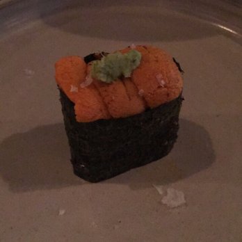 Shokunin - Uni sushi, although slightly pricey, it was the freshest uni I've ever tasted as it was from Osaka, Japan. - Japanese Near Me - Calgary, Alberta