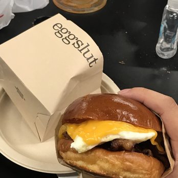Eggslut - bacon, egg, and cheese sandwich - Breakfast & Brunch Near Me - Los Angeles, California