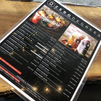 Zero Degrees - Bubble Tea Near Me - Plano, Texas