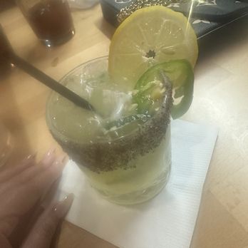 Ruta 15 Ceviche Bar Mexican Kitchen - Cucumber Jalapeño Margarita - Sports Bars Near Me - Long Beach, California