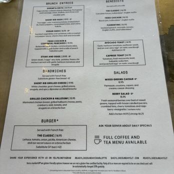 Easy Like Sunday - Menu Back - Breakfast & Brunch Near Me - Charlotte, North Carolina Easy Like Sunday - Menu Back - Breakfast & Brunch Near Me - Charlotte, North Carolina