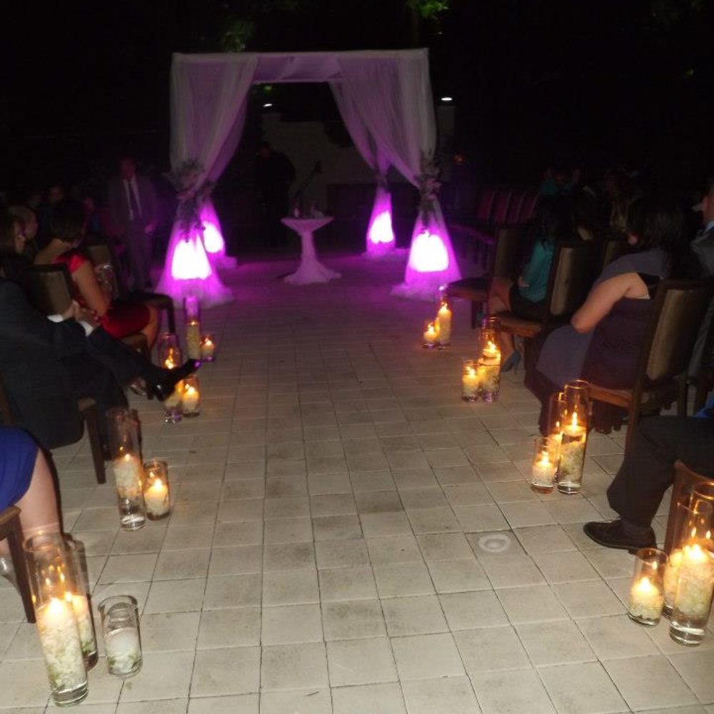 Vivian Colls Events - Ceremony set up with Chuppah - Wedding Planning Near Me Vivian Colls Events - Ceremony set up with Chuppah - Wedding Planning Near Me