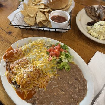 Alto Cafe - Enchilada plate - American Near Me - Alto, New Mexico