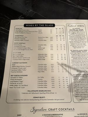 Menu photo 8 El Gaucho Vancouver Vancouver, WA