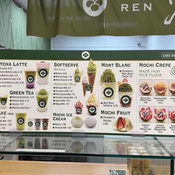 Mochi-ya Ren - menu - Desserts Near Me - San Jose, California Mochi-ya Ren - menu - Desserts Near Me - San Jose, California